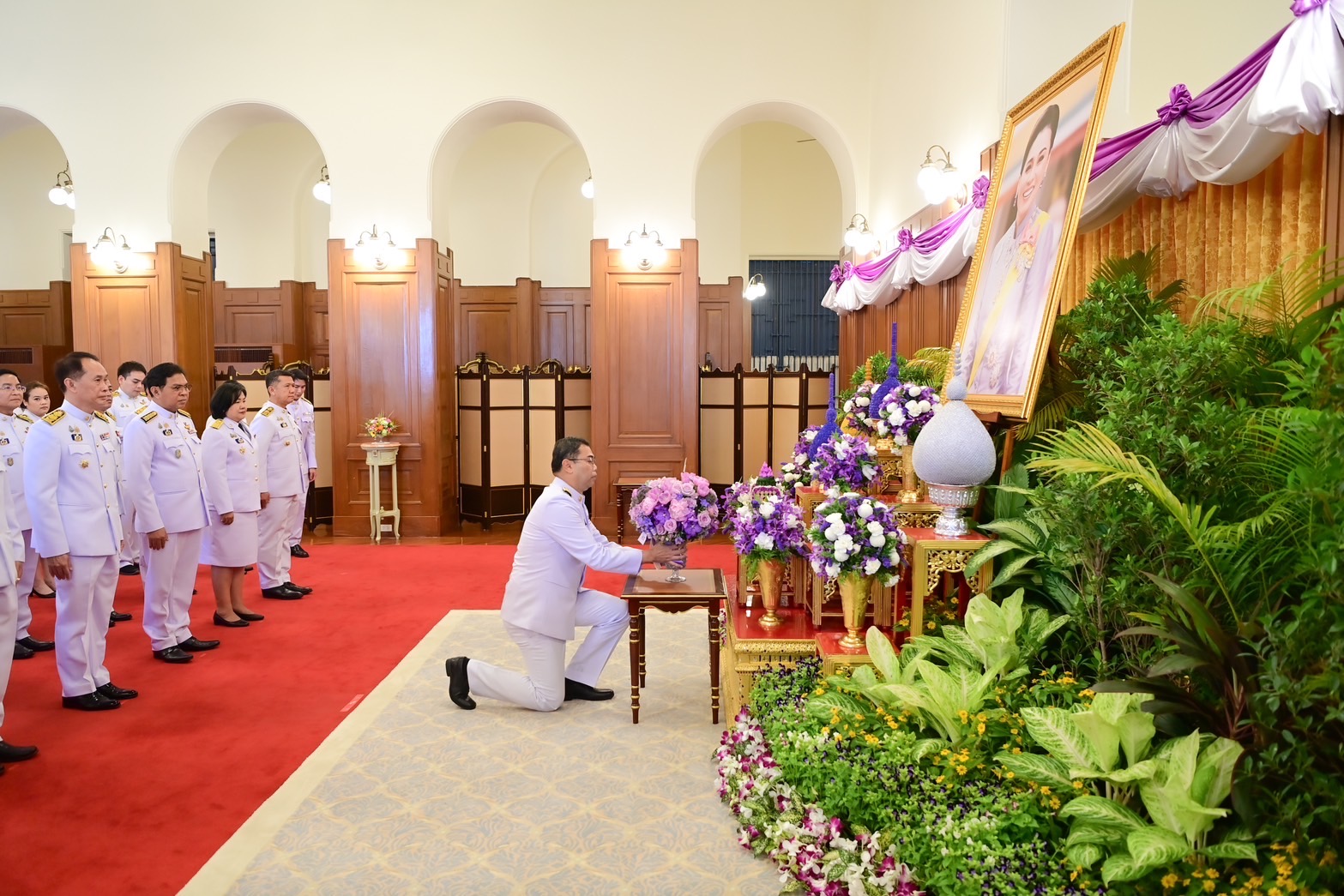 กปน. ร่วมถวายแจกันดอกไม้และลงนามถวายพระพรชัยมงคล เนื่องในโอกาสวันเฉลิมพระชนมพรรษา สมเด็จพระนางเจ้า ฯ พระบรมราชินี 3 มิถุนายน 2568