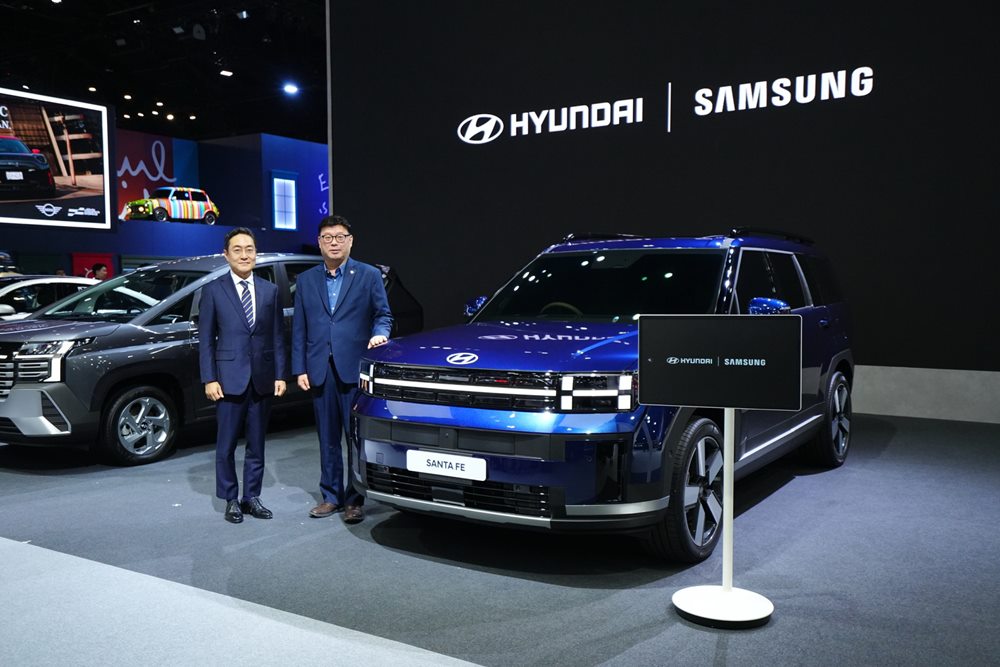 ฮุนได ผนึก ซัมซุง มอบของขวัญสุดพิเศษให้ลูกค้าในงานมอเตอร์โชว์ 2026 รับ On Top จากแคมเปญ “Hyundai Double Thumbs Up Deal”