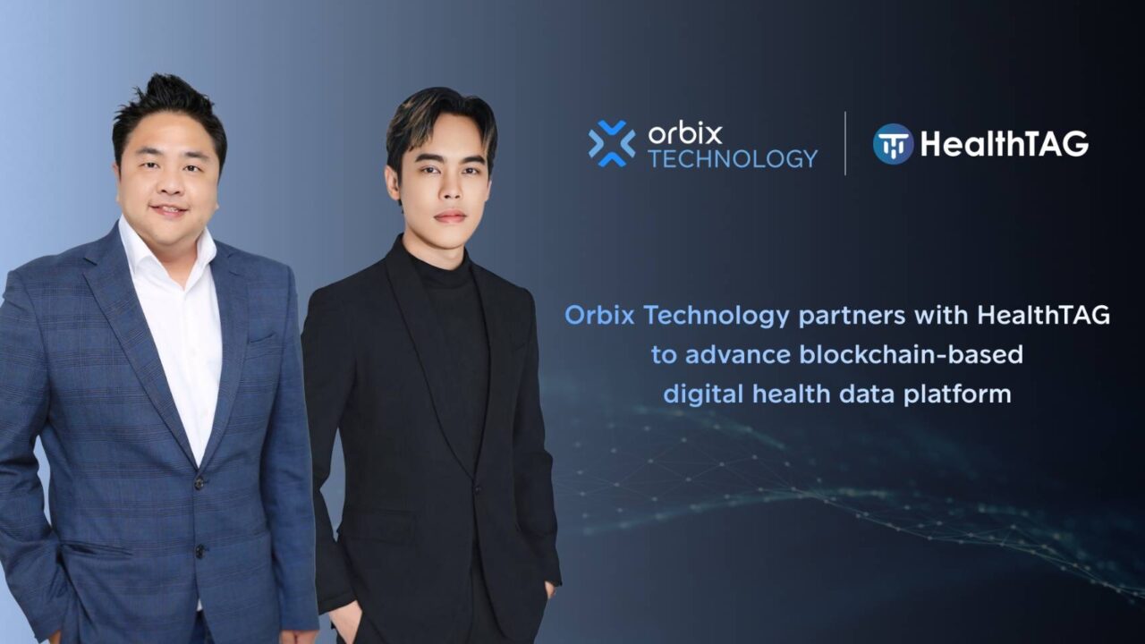 Orbix Technology ร่วมมือ HealthTAG ยกระดับแพลตฟอร์มข้อมูลสุขภาพดิจิทัลบนบล็อกเชนผ่านการเชื่อมโยงข้อมูลโรงพยาบาลและสร้างระบบที่ผู้ใช้เป็นเจ้าของข้อมูลได้จริง