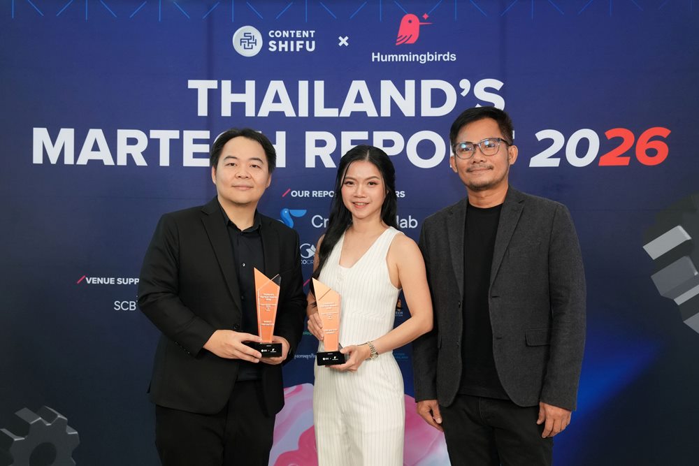 ไทยพาณิชย์ – FWD ประกันชีวิต ชูความสำเร็จเทคโนโลยีการตลาดเฉพาะบุคคล ส่ง “ประกันทรัพย์พอร์ตทุกวัย*” คว้ารางวัล MarTech Award 2026