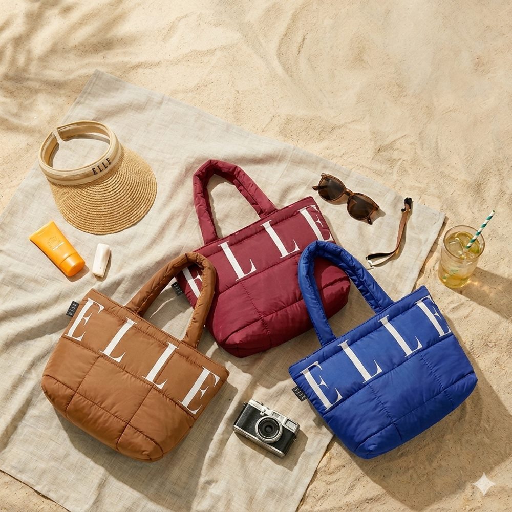 ELLE ชวนแมตช์ลุคสนุกด้วยกระเป๋าผ้าคอลใหม่ถ่ายทอดดีไซน์สไตล์ effortless chic