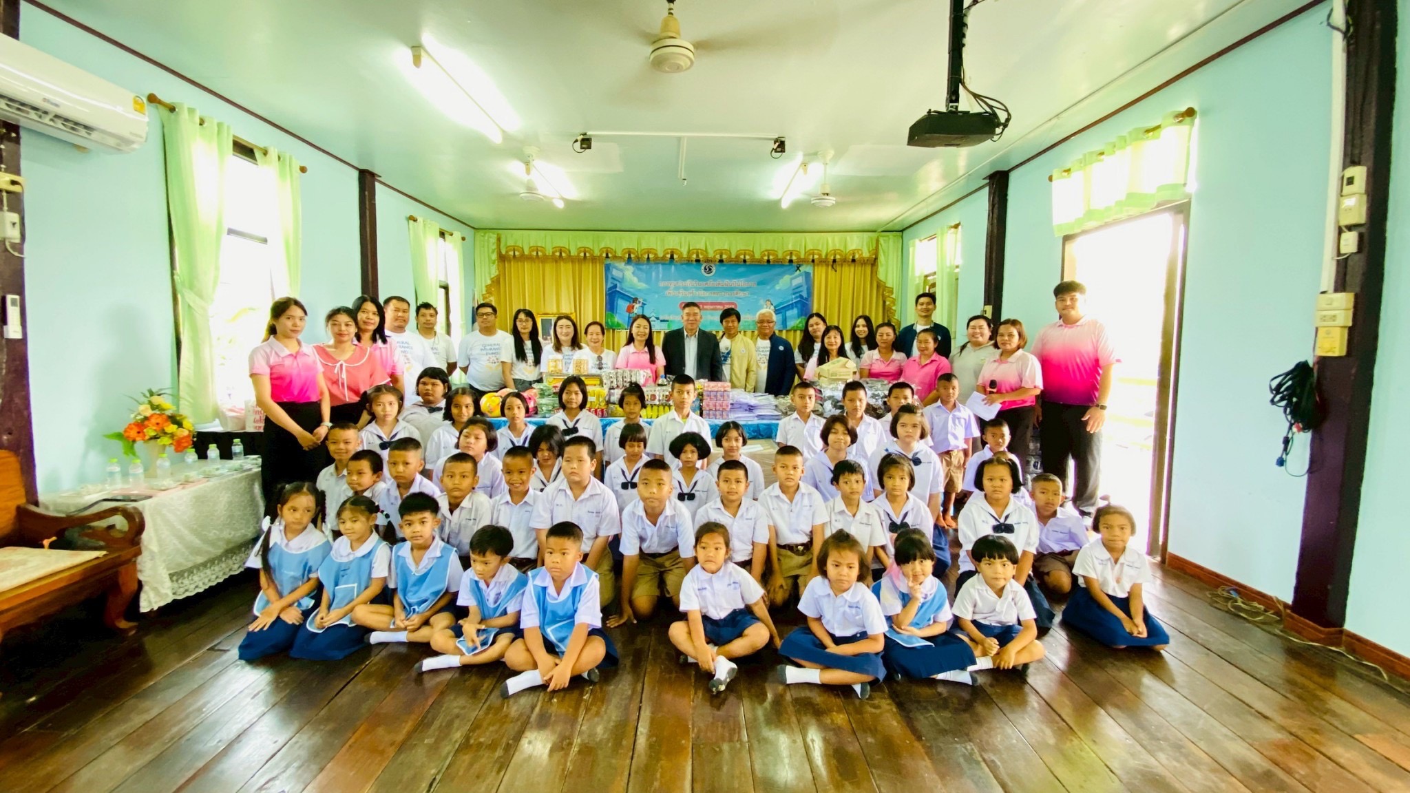กปว. เติมโอกาสให้การศึกษา สร้างรอยยิ้มแก่เด็กนักเรียนห้วยพุกวิทยา