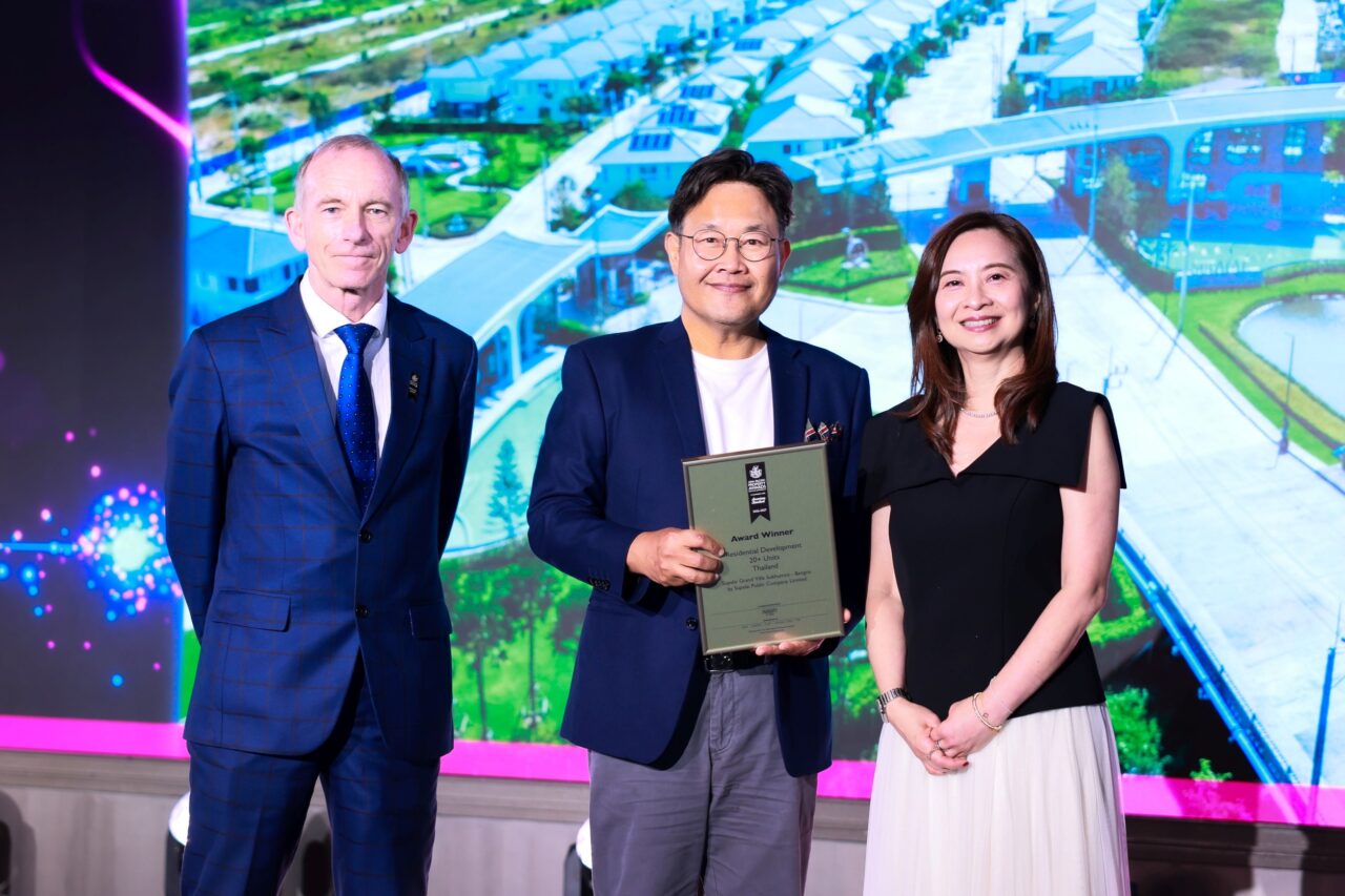 ศุภาลัย แกรนด์วิลล์ สุขุมวิท–บางนา คว้ารางวัล Asia Pacific Property & Hotel Awards 2026–2027 ตอกย้ำมาตรฐานโครงการที่อยู่อาศัยระดับสากล