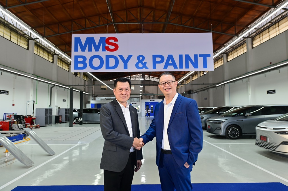 เอ็กซ์เผิง ประเทศไทย และ MMS ร่วมขับเคลื่อนบริการหลังการขาย เปิด ‘MMS Body and Paint’ ราชพฤกษ์ ศูนย์ซ่อมสีและตัวถังมาตรฐานสำหรับรถยนต์ไฟฟ้า ที่รับรองโดย เอ็กซ์เผิง ประเทศไทย
