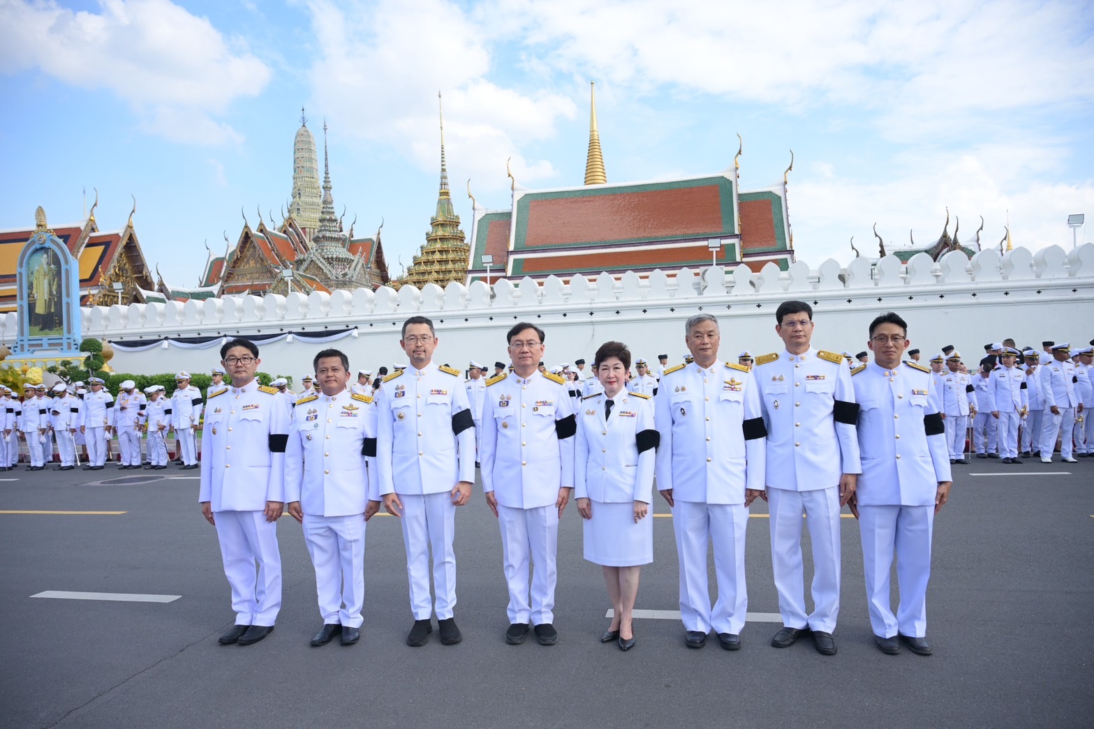 กปน.ร่วมตั้งแถวเกียรติยศ ในการเชิญพระศพ สมเด็จพระเจ้าลูกเธอ เจ้าฟ้าพัชรกิติยาภา นเรนทิราเทพยวดี กรมหลวงราชสาริณีสิริพัชร มหาวัชรราชธิดา สู่พระบรมมหาราชวัง