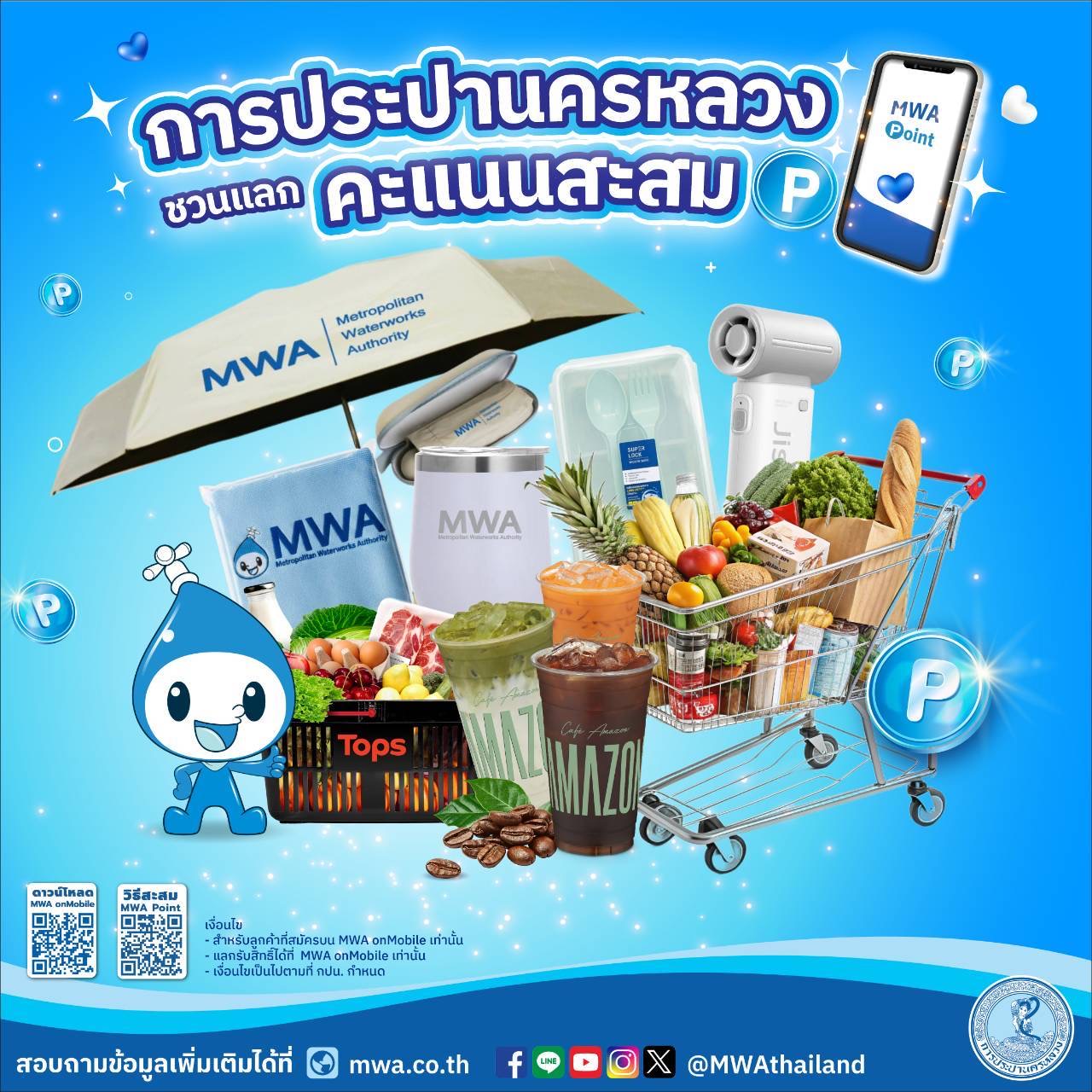 เปลี่ยนธุรกรรมออนไลน์เป็นคะแนนสะสมสุดคุ้มกับ กปน.