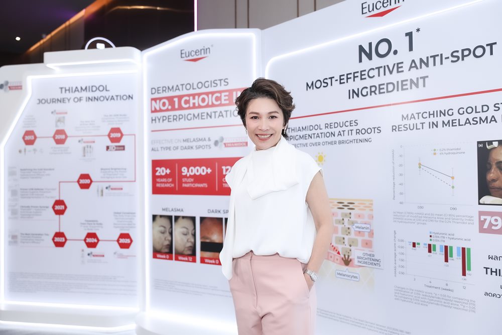 ยูเซอรินเปิดเวที “THIAMIDOL THE LEGEND UNVEILED” ตอกย้ำ Thiamidol® นวัตกรรมดูแลฝ้า–จุดด่างดำระดับโลก จากเสียงเอกฉันท์ผู้เชี่ยวชาญ 5 ทวีป
