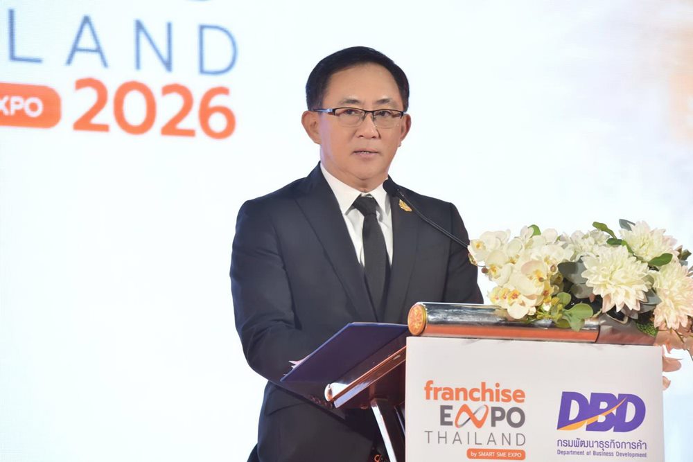กรมพัฒนาธุรกิจฯ เลือกแฟรนไชส์ที่ผ่านการพัฒนาเข้าร่วมงาน Franchise Expo Thailand by Smart SME Expo พร้อมมอบรางวัล DBD Thailand Franchise Award 2026