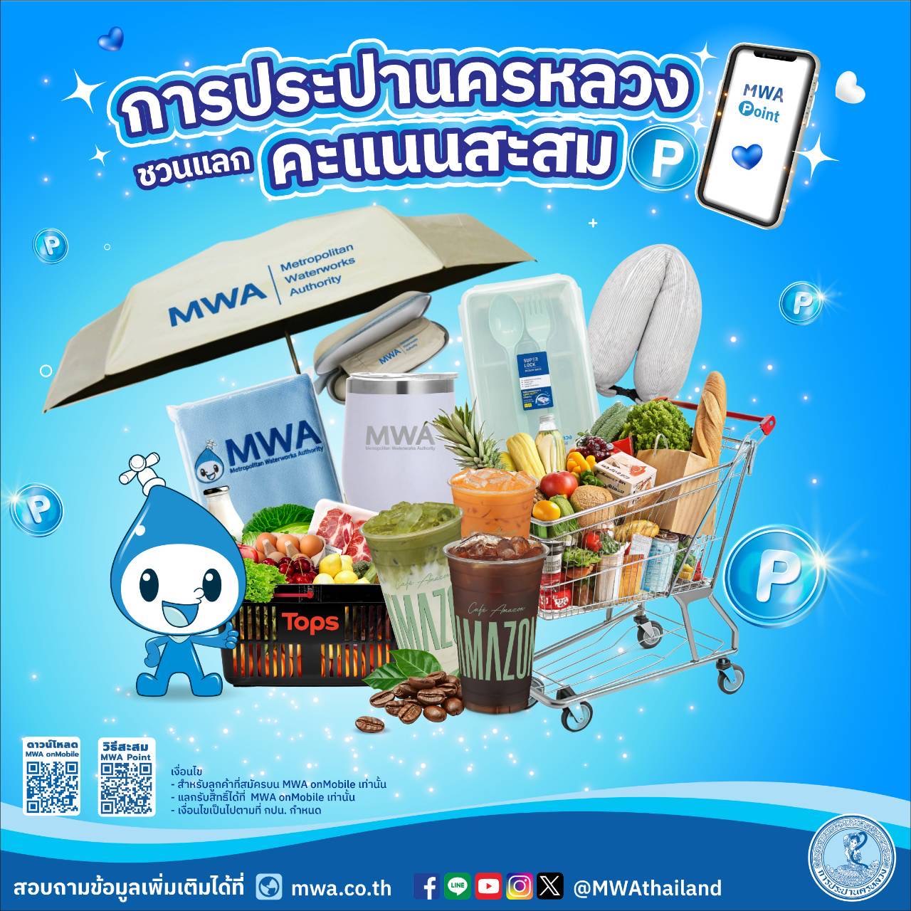 พิเศษ! ฉลอง”วันสถาปนาการประปานครหลวง 16 สิงหาคม”ขนทัพของขวัญสุดปังมาให้แลกกันแบบจัดเต็ม