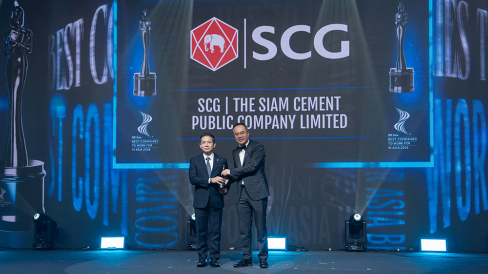 เอสซีจี คว้ารางวัล Best Companies to Work for in Asia 2026 จาก HR Asia