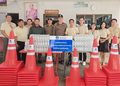 วิริยะประกันภัย สนับสนุนกรวยยางจัดระเบียบจราจร ด่านตรวจพิทักษ์ธรรม จ.เชียงใหม่