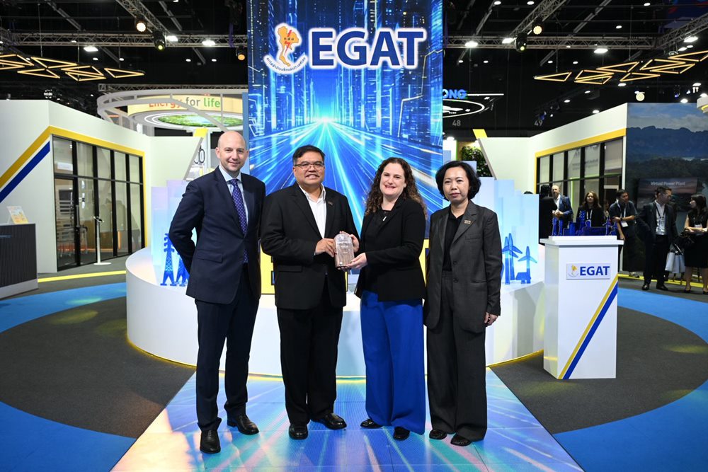 กฟผ. คว้ารางวัลชนะเลิศ Best Overall ในงาน Gastech 2026