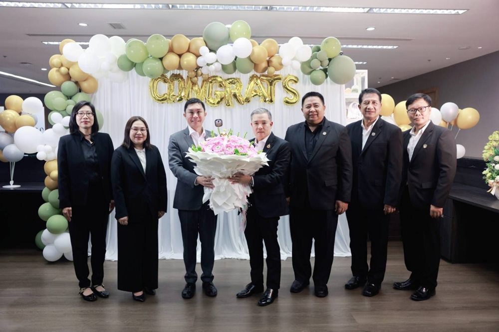 ธ.ก.ส.ร่วมแสดงความยินดีกับผู้อำนวยการและรองผู้อำนวยการสำนักงบประมาณ เนื่องในโอกาสเข้ารับตำแหน่ง