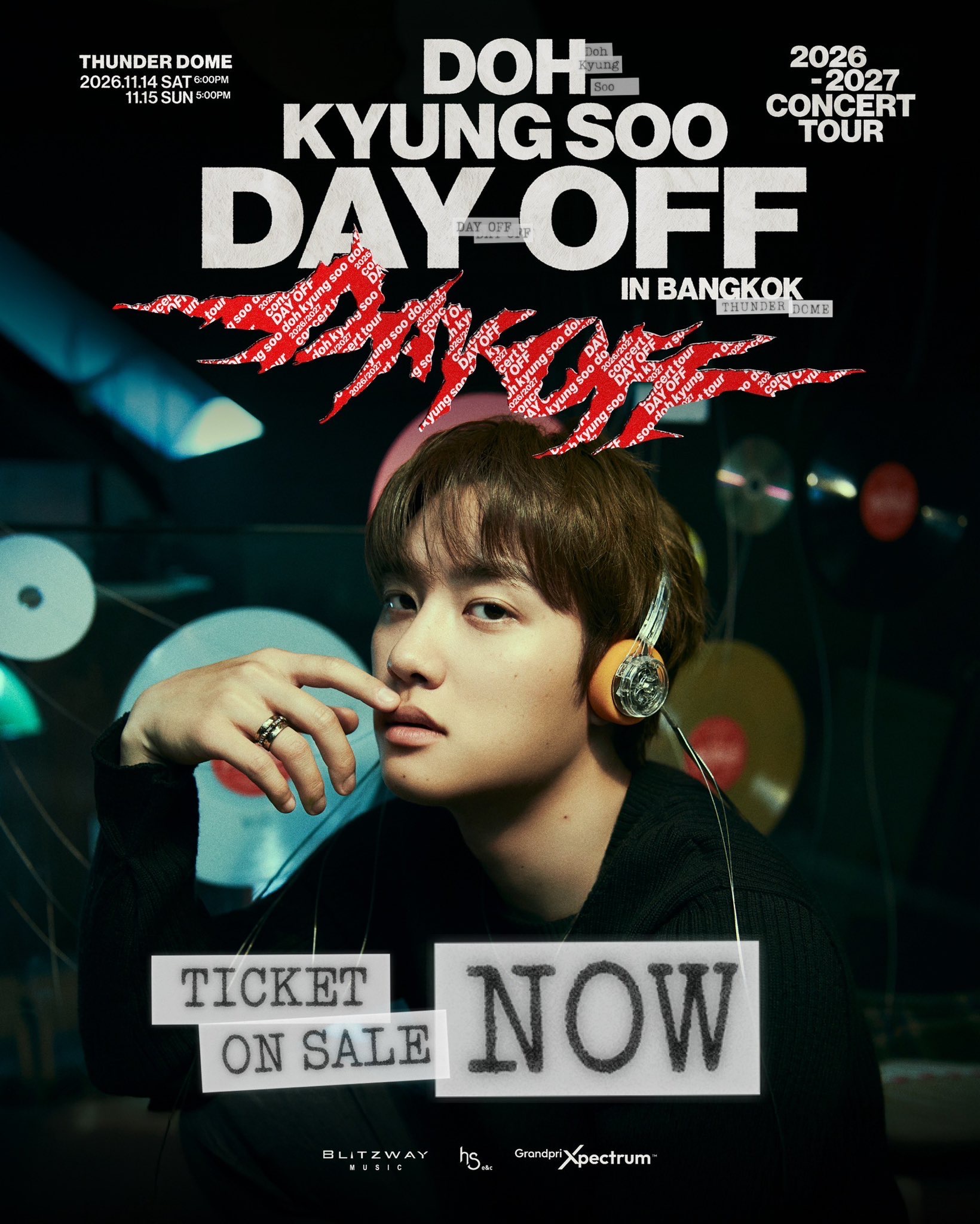 นับถอยหลังสู่วัน “พักใจ” กับ “โด คยองซู”DAY-OFF IN BANGKOK ชวนแฟนไทยเตรียมฟินแบบใหล้ชิด 14-15 พ.ย. นี้